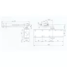 DORMA-KABA Ajtócsukó E2-4Karral!Profil/Ts 71/ 27112201 E.