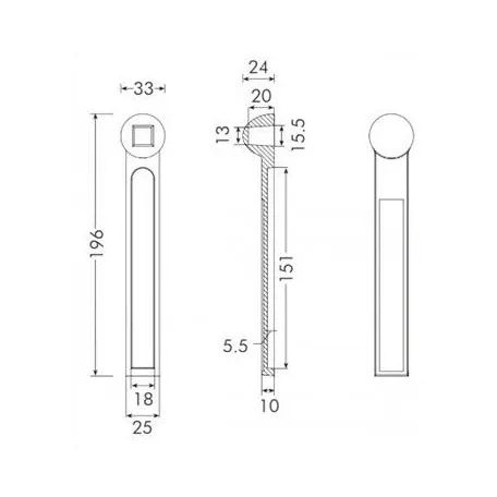 MAB Padlócs.Alsó Kar Réz Egy.185 mm Ac2,M100Kg