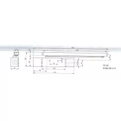 DORMA-KABA Ajtócsukó Ts93B En2-5.Sinnel Basic 43020401 E.