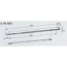 DORMA-KABA Csúszósin G96N20 Csukóhoz Din-Bal 52003701 Ny.Fék.