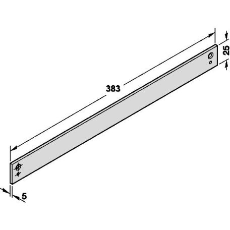 DORMA SZERELŐLAP TS90-HEZ HAJLITOTT
