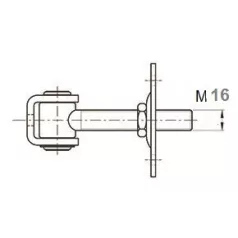 IBFM Kapu Forgáspont + Talp.Áll.Anyás 378M16 425/P, Jl03A