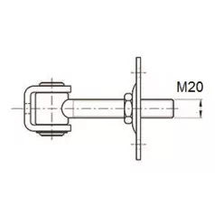 IBFM Kapu Forgáspont + Talp.Áll.Anyás 378M20 425/P, Jl03C