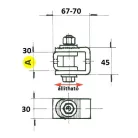 Kapu Forgáspont Szárnyas Állíth. 370Z.P 423P