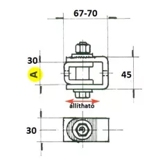 Kapu Forgáspont Szárnyas Állíth. 370Z.P 423P