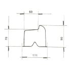 KAPU KÖZÉPÜTKÖZÖ SZ.KAPU.BETONOZHATÓ 470 380