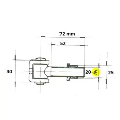 Kapu Forgáspont Áll.Hüvelyes,Anyás M16 376.16