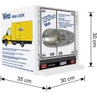Furgon Zár Viro Van Lock 4222 Konténerekhez És Teherautókhoz 3 Kulcsos