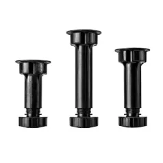   Szokliláb Állíth./Bútorláb/ 10 cm Clip.Né Műa. 4 db/Cs. Bo.