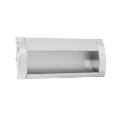 Tolóajtókagyló 96mm Matt-Króm Szögl. Du08-A, Ak2585