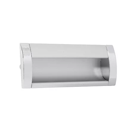 Tolóajtókagyló 96mm Matt-Króm Szögl. Du08-A, Ak2585