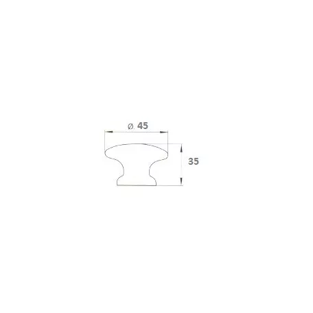 Bútorgomb Fa 45mm Bükk 158699 Natur