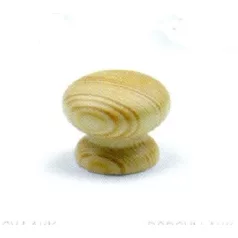 Bútorgomb Fa 45mm Fenyő 09402 Lakkozott