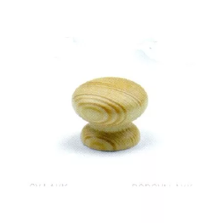 Bútorgomb Fa 45mm Fenyő 09402 Lakkozott