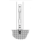IBFM Porvédő Hüvely Tolózárhoz Réz 8-As