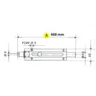 IBFM Épülettolózár 400 mm Lakatolh.Erős..38Tip