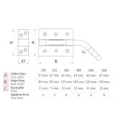AMIG Bajonett Tolózár 300 Kapura Afx-320,