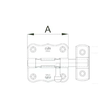 Bajonett Tolózár 384/40 Nikk 