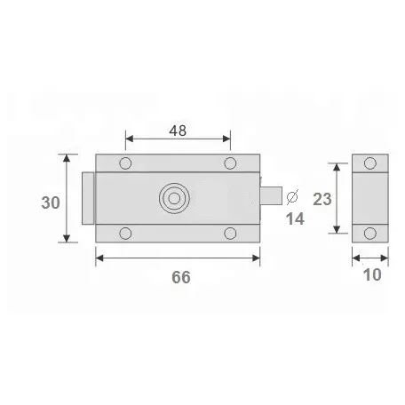 Ajtótolózár 80 mm Rugós Króm Htb716-90