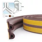 ISOFIX Szigetelő P Profil 100M Barna Öntap. 48-6 Br. 9*5,5