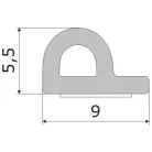 ISOFIX Szigetelő P Profil 100M Barna Öntap. 48-6 Br. 9*5,5