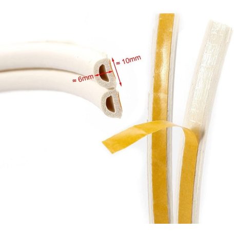 SZIGETELŐ D PROFIL 100M FEHÉR ÖNTAP. ISOFIX, 48-5W