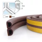 ISOFIX Szigetelő D Profil 100M Barna Öntap. 48-5 Br. 9*6