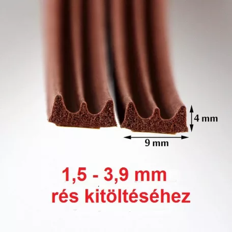 ISOFIX Szigetelő E Profil 150Fm Fehér Öntapadós 48-4 Wh. 