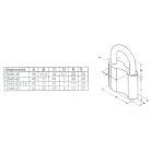 ELZETT Lakat 2048/45 mm 3K Réz Tutius