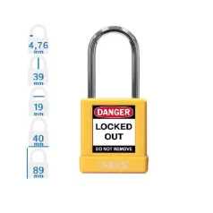 ABUS Munkavédelmi Kizáró Lakat 74Bs/40 Sárga Loto
