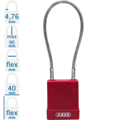 ABUS Munkavédelmi Kizáró Lakat 76/40 Cab20 Loto