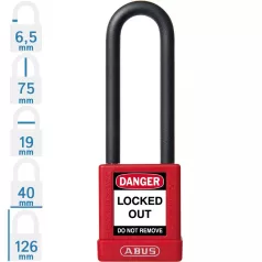 ABUS Munkavédelmi Kizáró Lakat 74/40Hb75 Piro Loto