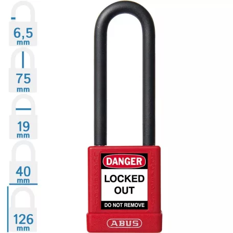 ABUS Munkavédelmi Kizáró Lakat 74/40Hb75 Piro Loto