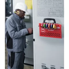 ABUS Munkavédelmi Eszköz Tároló B835 Piros Loto