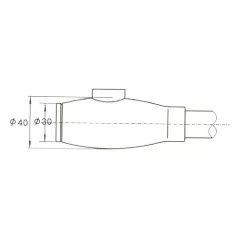 Motorlakat Acélcsap.Q22*150 cm Csőkulcsos C126-C