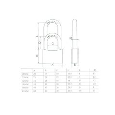 LAKAT 20 MM 261 RÉZ KINAI SIB