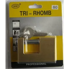   TRI-RHOMB Lakat Egyenes Kengy. Réz 80 mm 3K. Bx980 Bliszteres