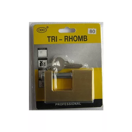 TRI-RHOMB Lakat Egyenes Kengy. Réz 80 mm 3K. Bx980 Bliszteres