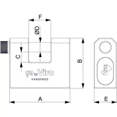 Lakat Egyenes Kengyel 3K Solid-One Viro 4042