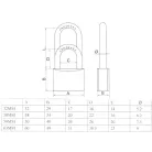 TRI-RHOMB Lakat 50 mm Ipnc Rezezett 