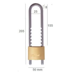 LAKAT 50MM ÁLLÍTH.KENGY.RÉZ BUNDCITY