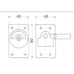 WC ZÁR RÁSZ.KIJELZÖS NIKKELEZETT IBFM 35