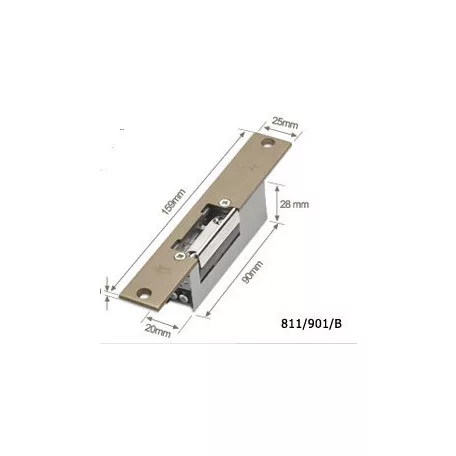 JIS Elektromos Zár Rövid 811-901X Inverz 12V Dc Áll. 