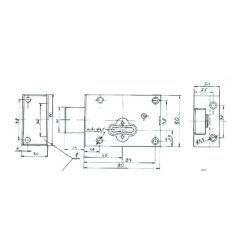RETESZZÁR RÁCSAV. 90/60 KÉTTOLLÚ 3K. MP ZAMEK XM2020