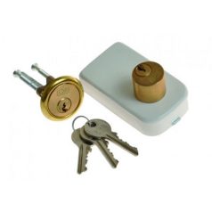 RETESZZÁR RÁCS.CIL. KIV-BEL.KULCS TB62 FEHÉR