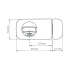 LOB Reteszzár Rács.Cil. Gombos Tb61 Lengyel Barna