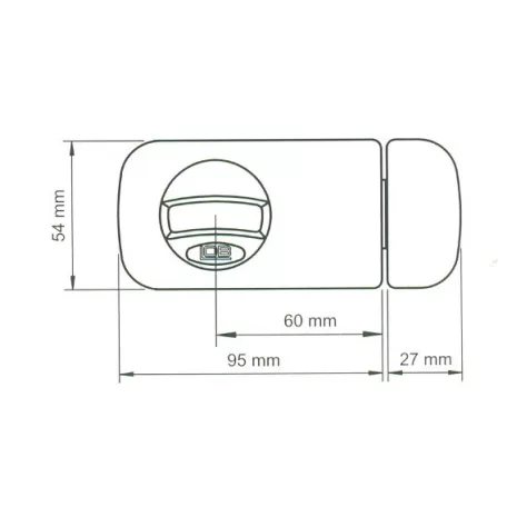 LOB Reteszzár Rács.Cil. Gombos Tb61 Lengyel Barna