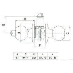 GOMBOS ZÁR CILINDERES BEJÁRATI SZ.NIKKEL AMIG 610