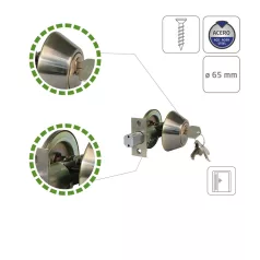 Felső Zár Gomb/Cilinder Antik Réz 13440 Amig 1550