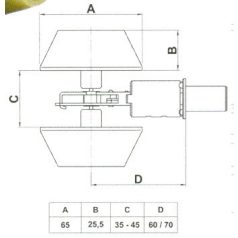 FELSŐ ZÁR CIL/CIL. RÉZ AMIG 1650